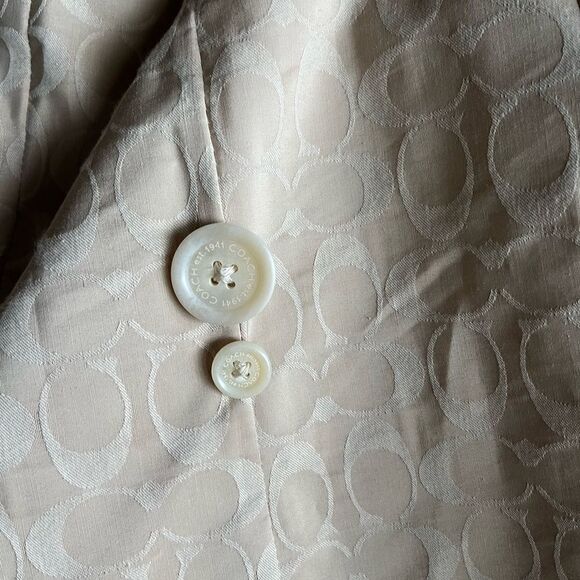 Coach Elegant beige Jacket - Picture 4 of 8